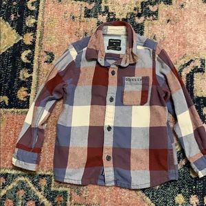 Quicksilver boy’s flannel
